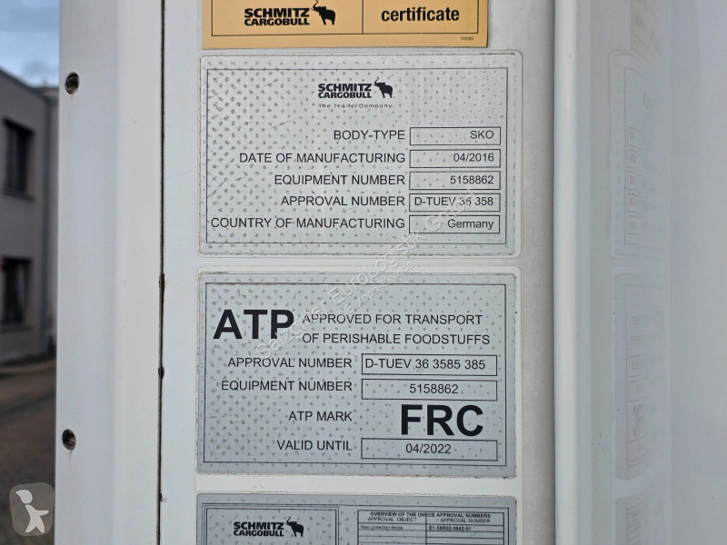 نصف مقطورة Schmitz Cargobull 24 / Alu-Felgen /...