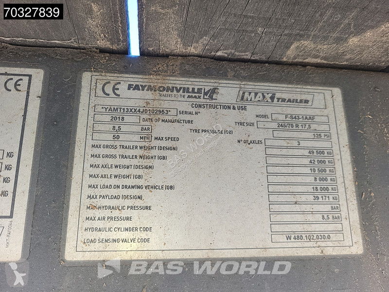 Náves na prepravu strojov Faymonville MAX 100...