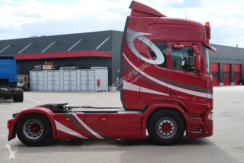 Semi remorque  3-ASSIGE OPLEGGER Scania R450...
