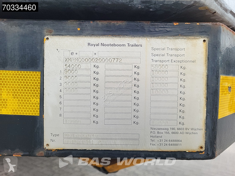 Porte engins Nooteboom MC0-58-04V APK 11/26...