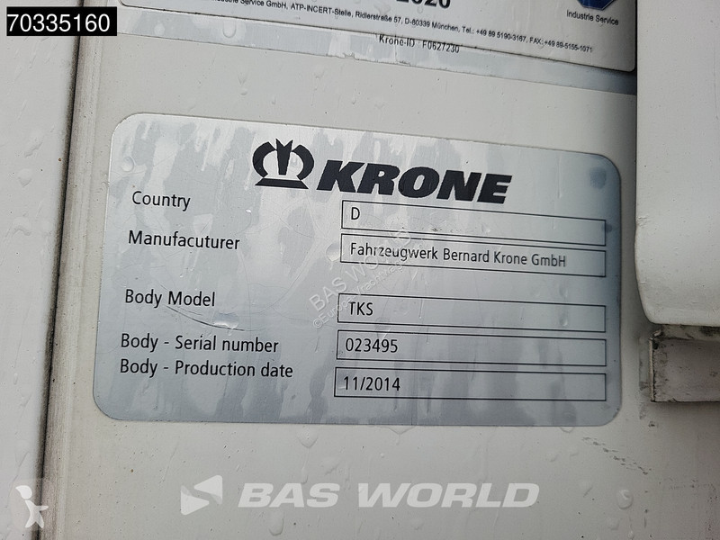 Semirremolque Krone APK 06/27 Laadklep 250x270cm