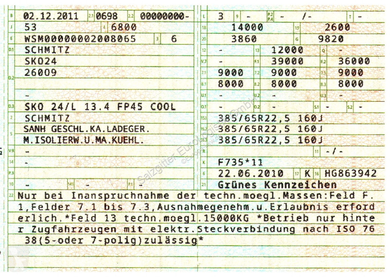 Naczepa Schmitz Cargobull 24/L 13.4 FP45 COOL |...