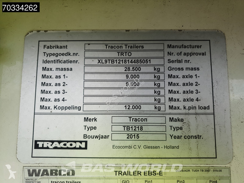 Tracon Uden TRT0 2 axles LZV City Steering...