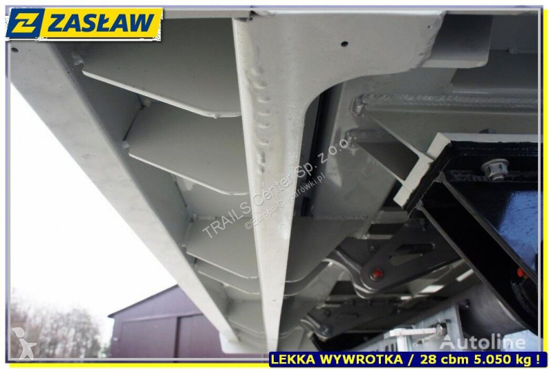 Semi remorque Zasław 28 m³ !! Light UP 4.990 kg...