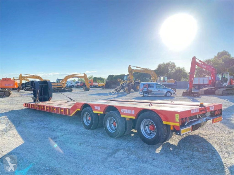 Semirimorchio  Gooseneck lowbed , axle lift