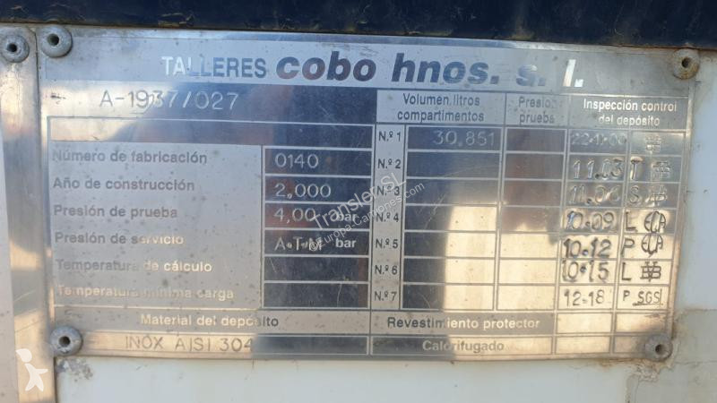 Semiremorca Cobo  CALORIFUGADA