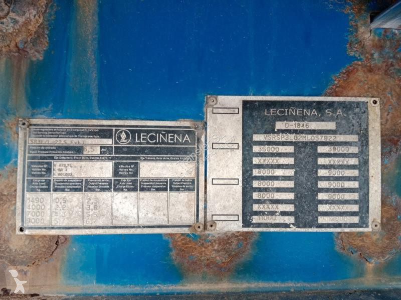 Semitrailer Leciñena  AR-13600-TIR-N-S