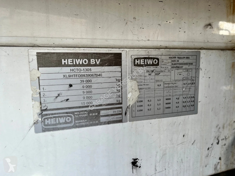 Oplegger  HZO 39 / Laadklep / Stuuras / SAF-assen