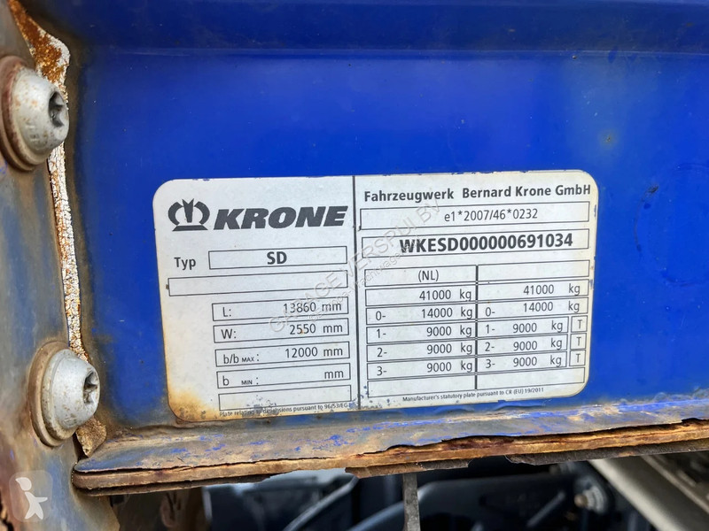 Oplegger Krone Schuifzeilen