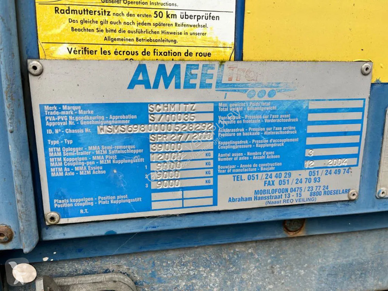Oplegger Schmitz Cargobull Schuifzeilen / Coil...