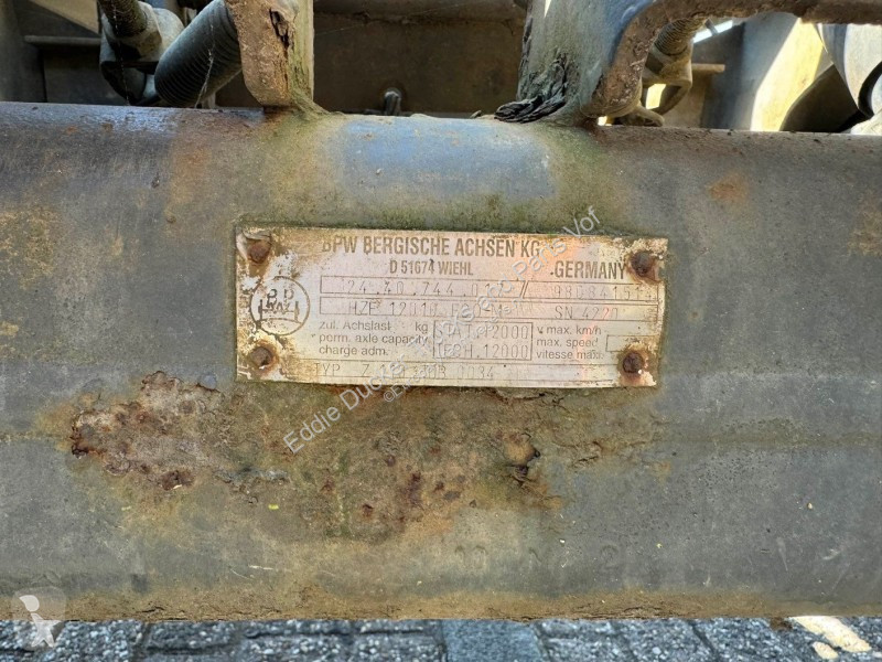 نصف مقطورة Burg BPA 10 10 ARXXX BX / BPW ECO AXLE
