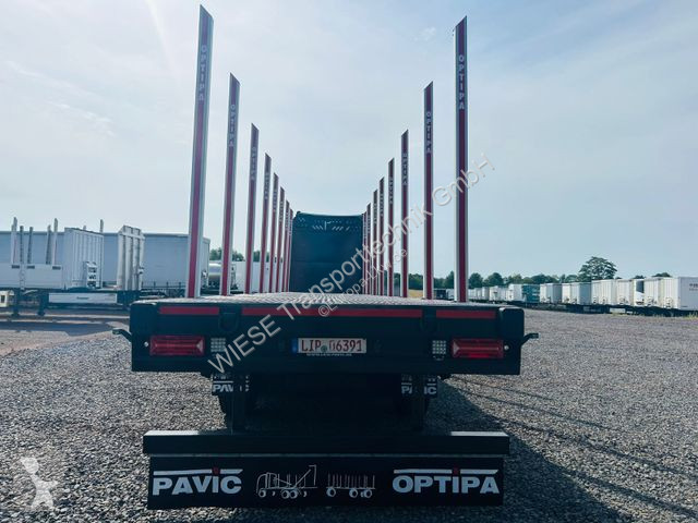 نصف مقطورة Wiese PAVIC PRSH27 Plateau Rungen...