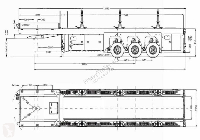 Semitrailer Faymonville 3-Achs-Beton-Innenlader...