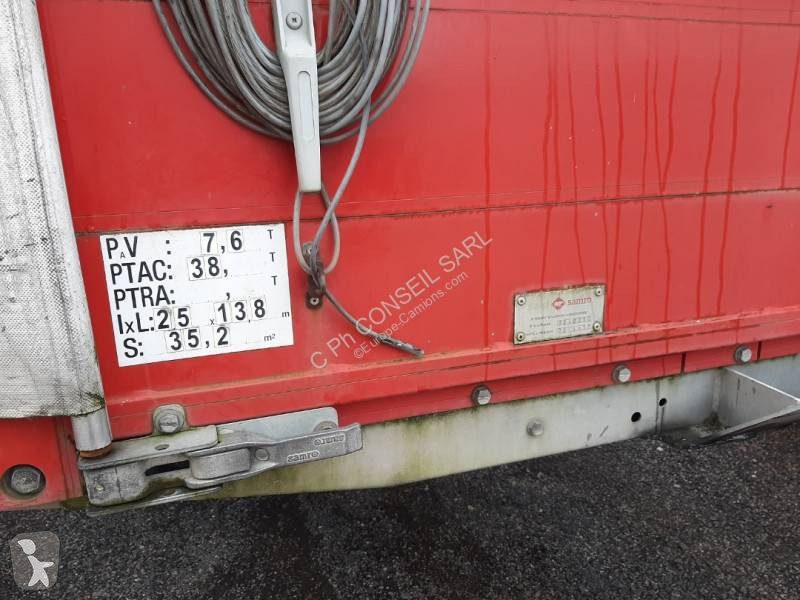 Semitrailer Samro PLSC 3 essieux