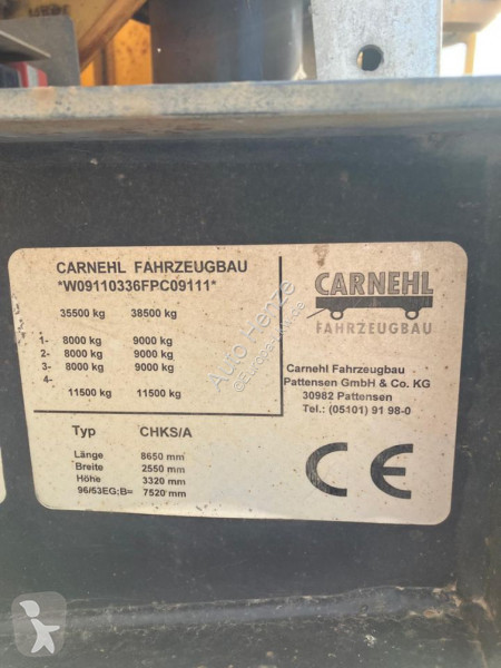 Semi reboque Carnehl Kippauflieger CHKS   A...