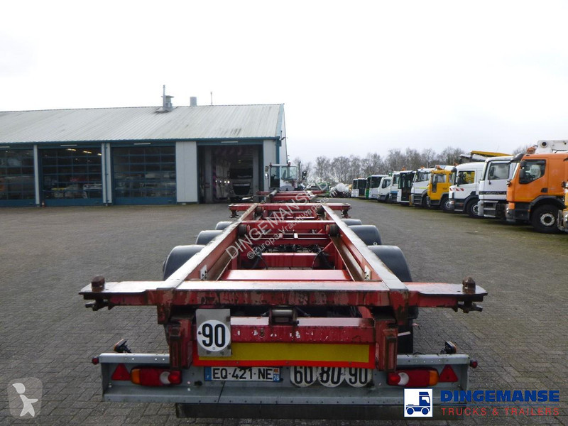 نصف مقطورة Asca 3-axle container trailer