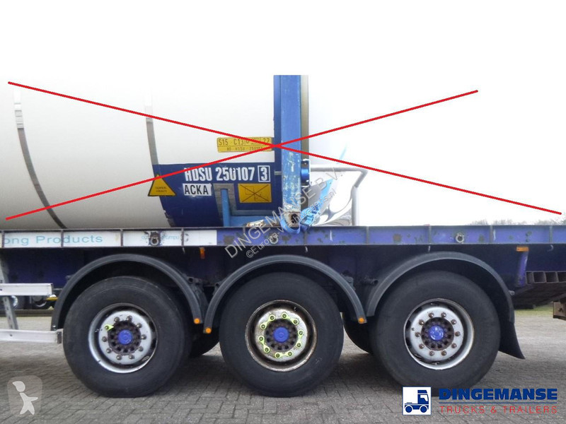 Sættevogn Tirsan 3 axle Platform trailer