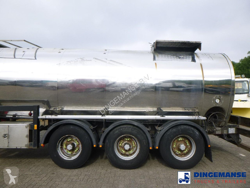 Semi remorque  Bitumen tank inox 28 m3 / 1 comp