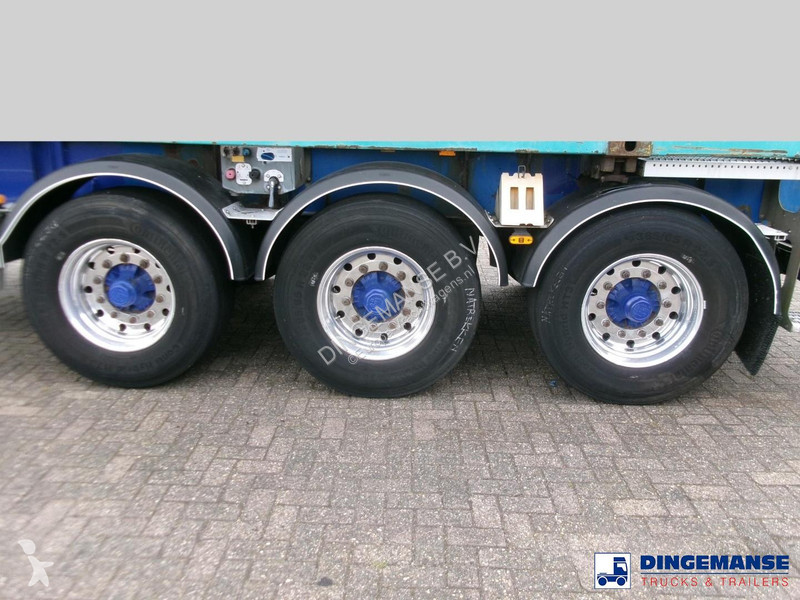 نصف مقطورة Van Hool 3-axle container trailer + ADR