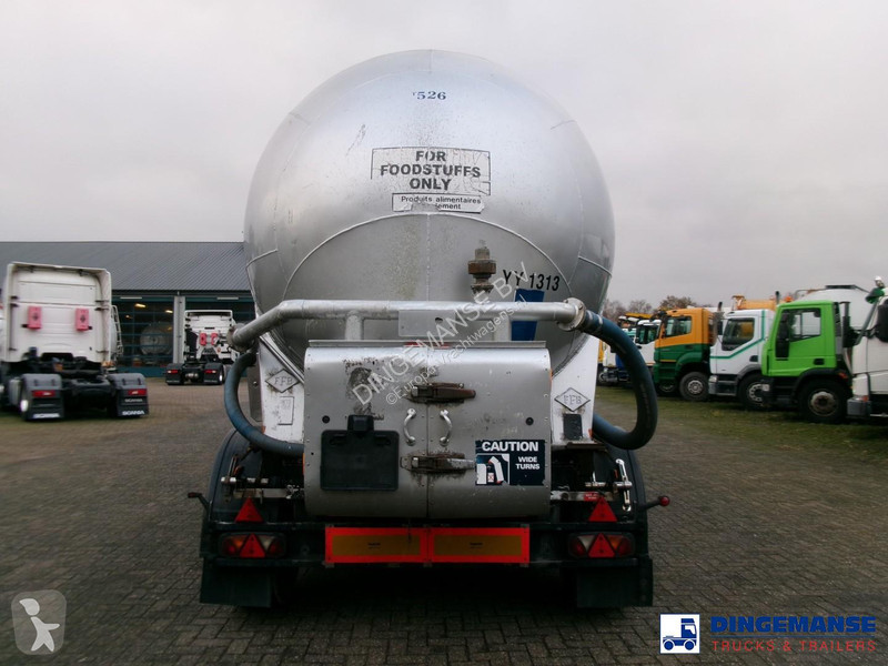 نصف مقطورة Feldbinder Powder tank alu 38 m3...