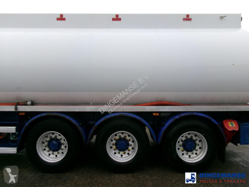 Félpótkocsi  Fuel tank alu 45 m3 / 6 comp +...