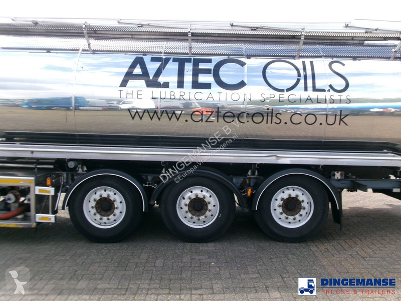 Semiremorca Magyar Heavy oil tank inox 37 m3 /...