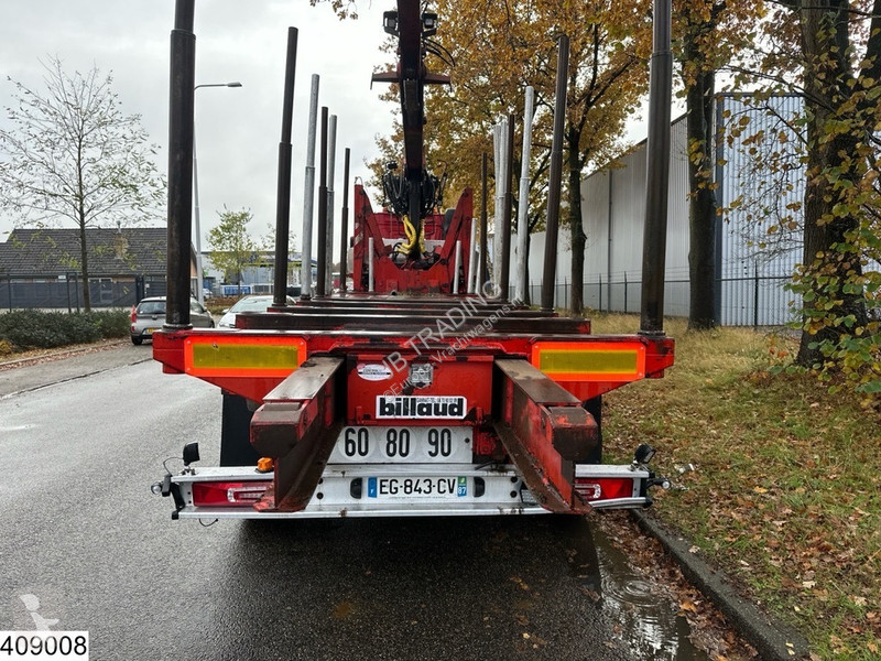 نصف مقطورة Billaud Chassis Wood transport,...