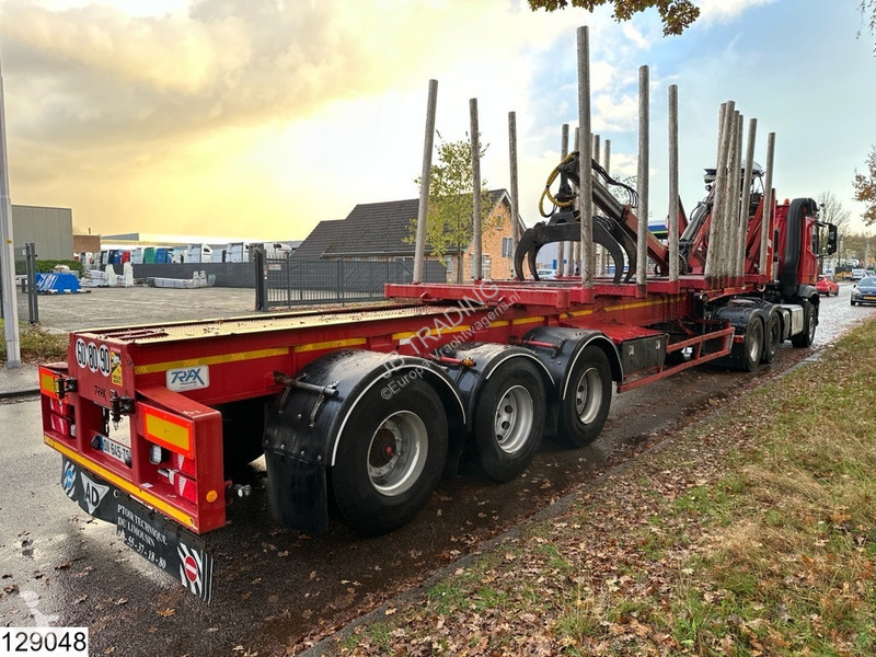 Oplegger Trax Chassis Timber transport, Kesla 2012