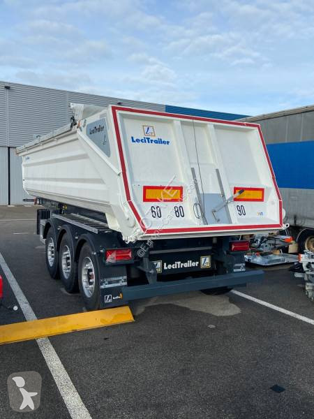 Semi remorque Lecitrailer Benne TP acier 26m3...