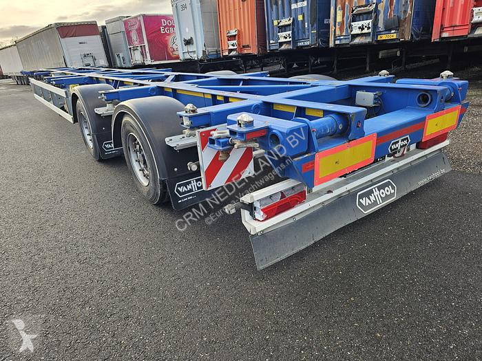 Semitrailer Van Hool A2C001 container CHASSIS...
