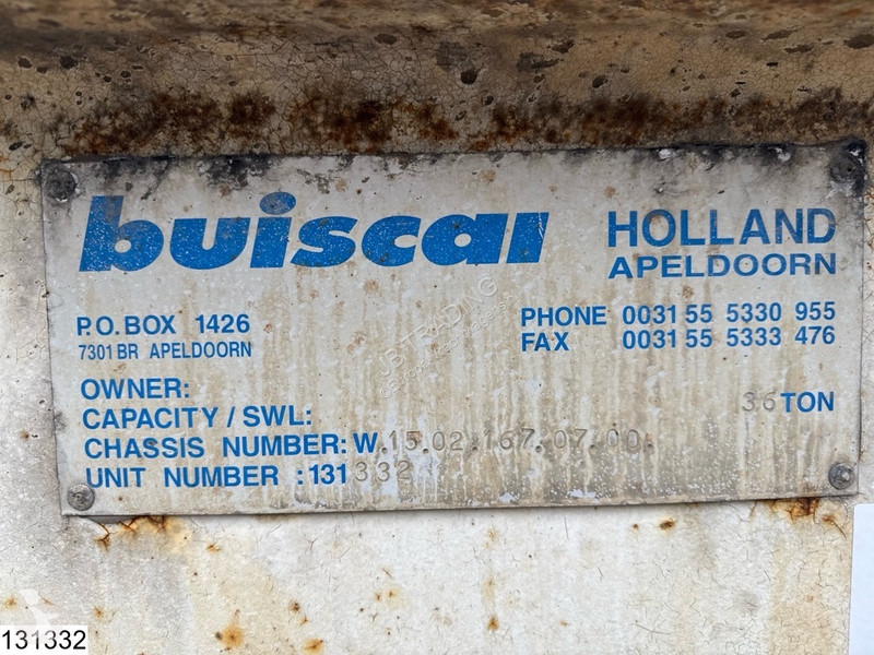 Sættevogn  HD36 10ft, 20ft, 30ft, 36.000KG