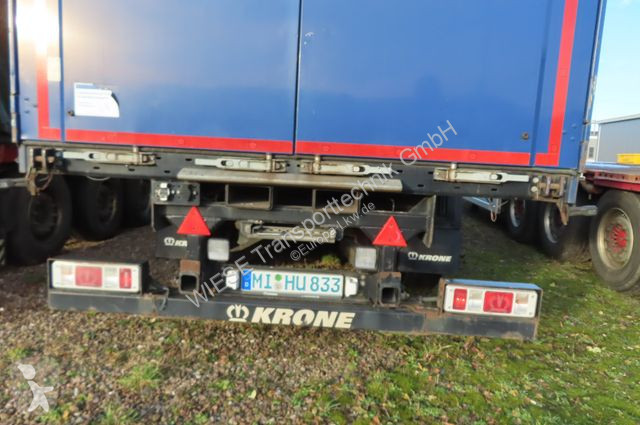 Sættevogn Krone Planenauflieger mit...