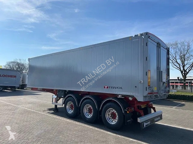Semitrailer Tisvol S3N - 47m3 INOX Ladefläche...