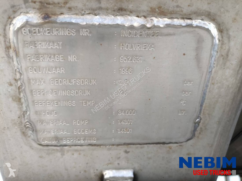 Semi reboque Burg BPO 12 28 Z - 34.000ltr