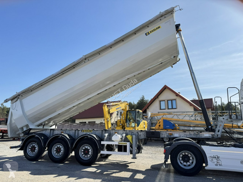 Semitrailer Zasław D-653A Mulda Stalowa Hardox 30m