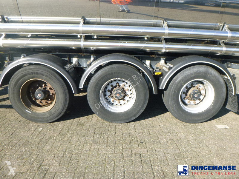 Semi reboque Van Hool Chemical tank inox 30 m3...