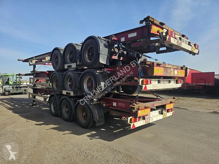 Sættevogn  40/45 ft container chassis bpw drum...
