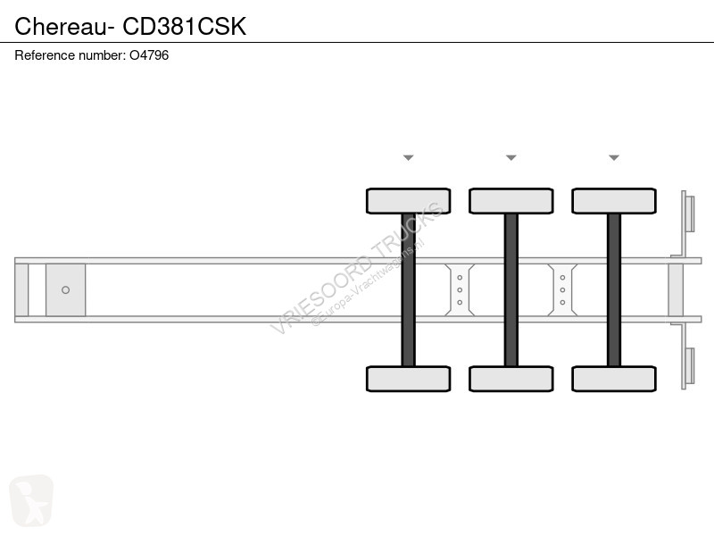 Semitrailer Chereau - CD381CSK