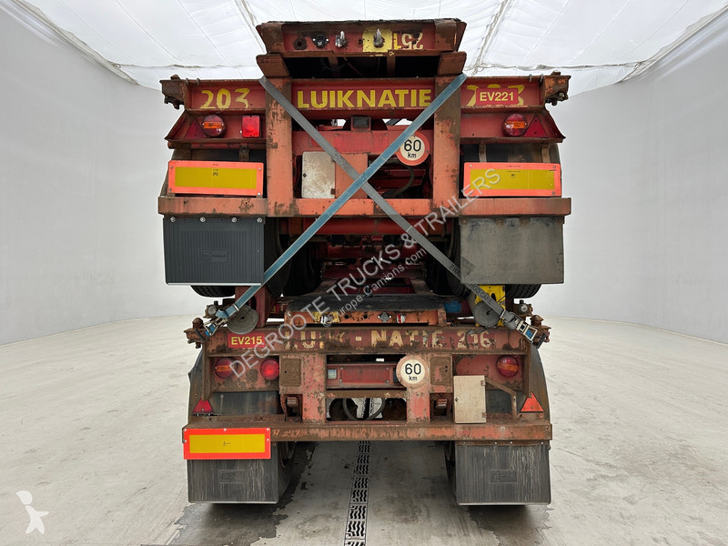 Semiremorca Van Hool Stack 4 x skelet 20 ft