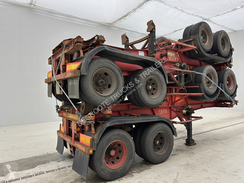 Semitrailer Van Hool Stack 4 x skelet 20 ft