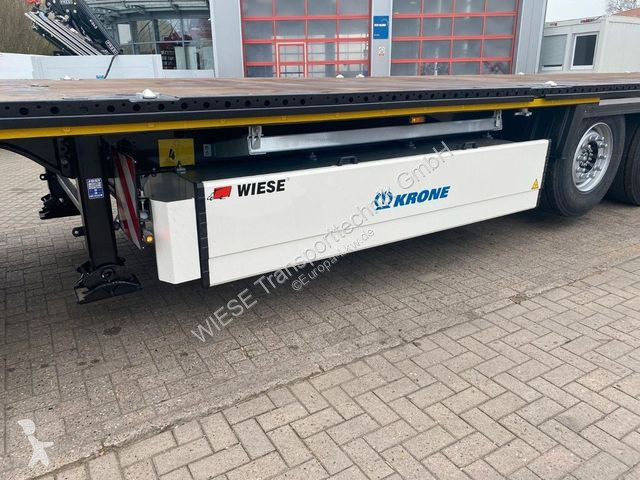 Semitrailer Krone 27 Plattform Auflieger