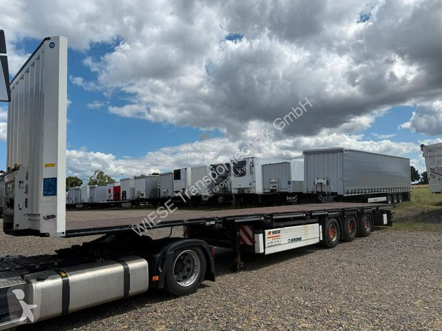 Semitrailer Krone 27 Mega Stahlmatten Auflieger