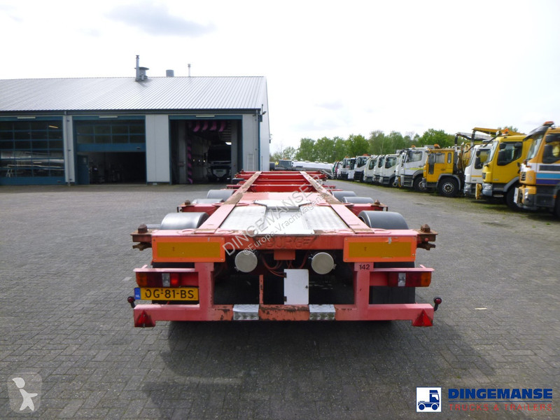 Semiremorca Burg 3-axle container chassis 20-30 ft