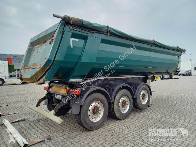 Semitrailer Schwarzmüller Kipper Stahlrundmulde...