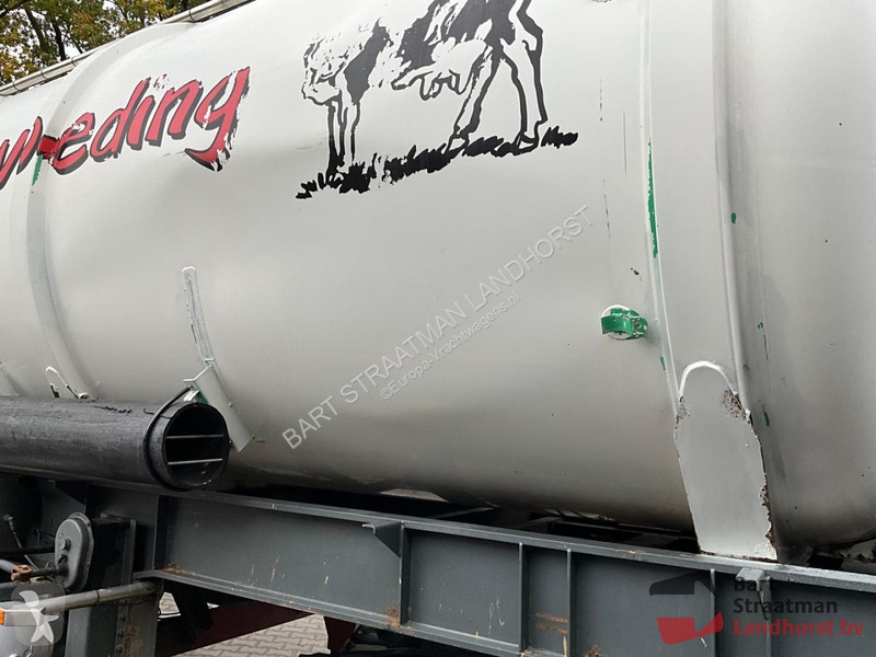 Semiremorca Van Hool 3G0015 Mesttrailer RVS Met...