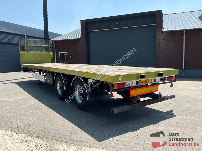 Oplegger Pacton THD 230 2 Assen vlakke trailer...