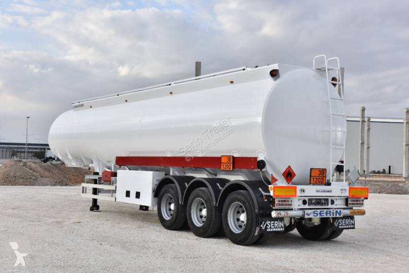 Semi remorque Serin Aluminum  Fuel Oil Tanker...