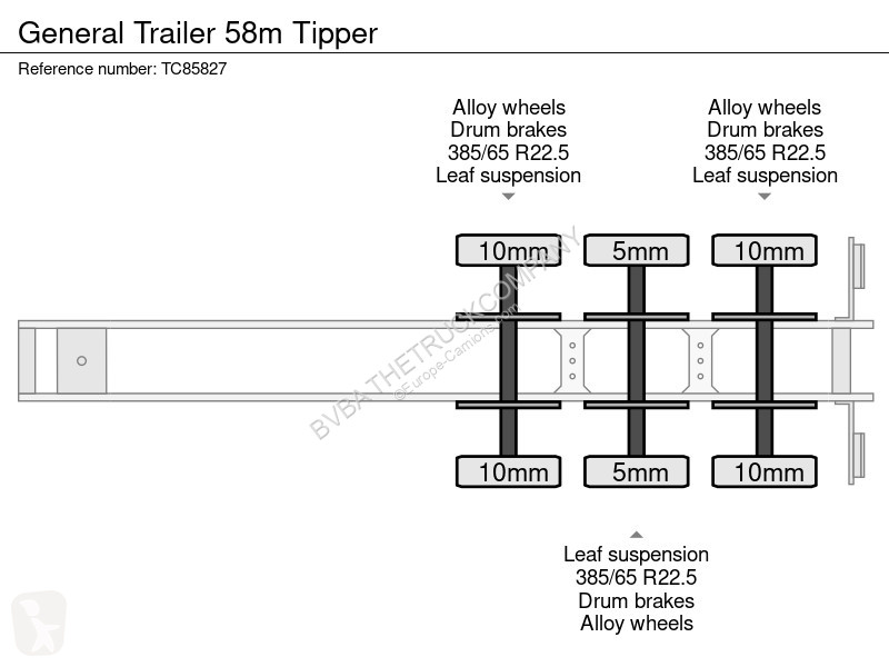 Semiremorca General Trailers 58m