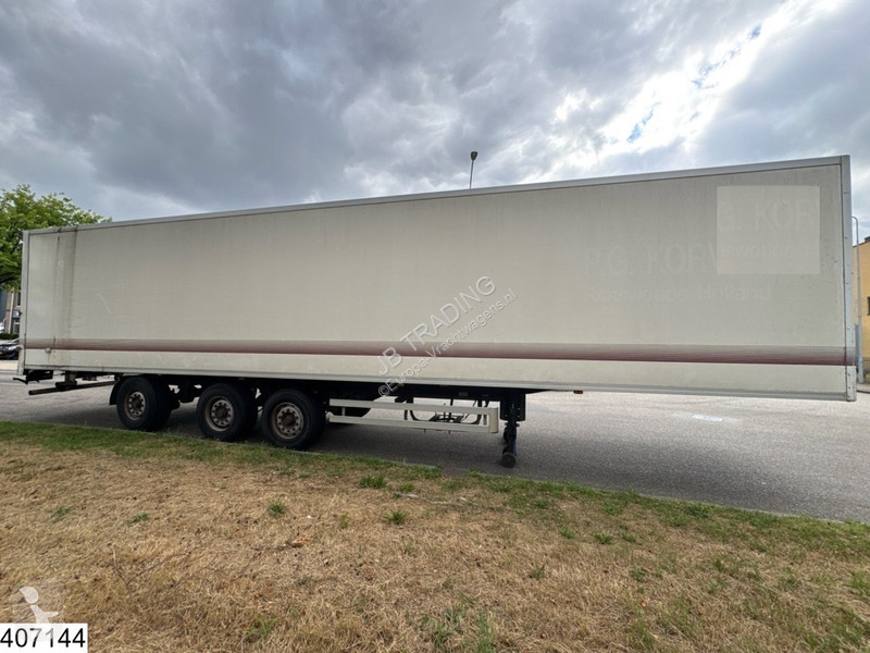 Semitrailer Van Hool gesloten bak