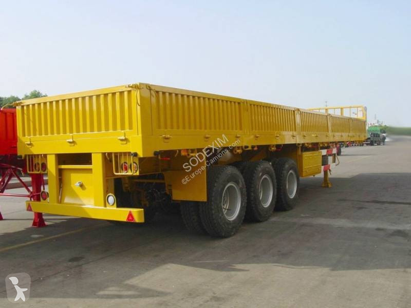 Semitrailer Sodexim PLATEAU RIDELLES 40' /...